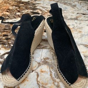 Size 8 Espadrilles Seychelles lace up suede